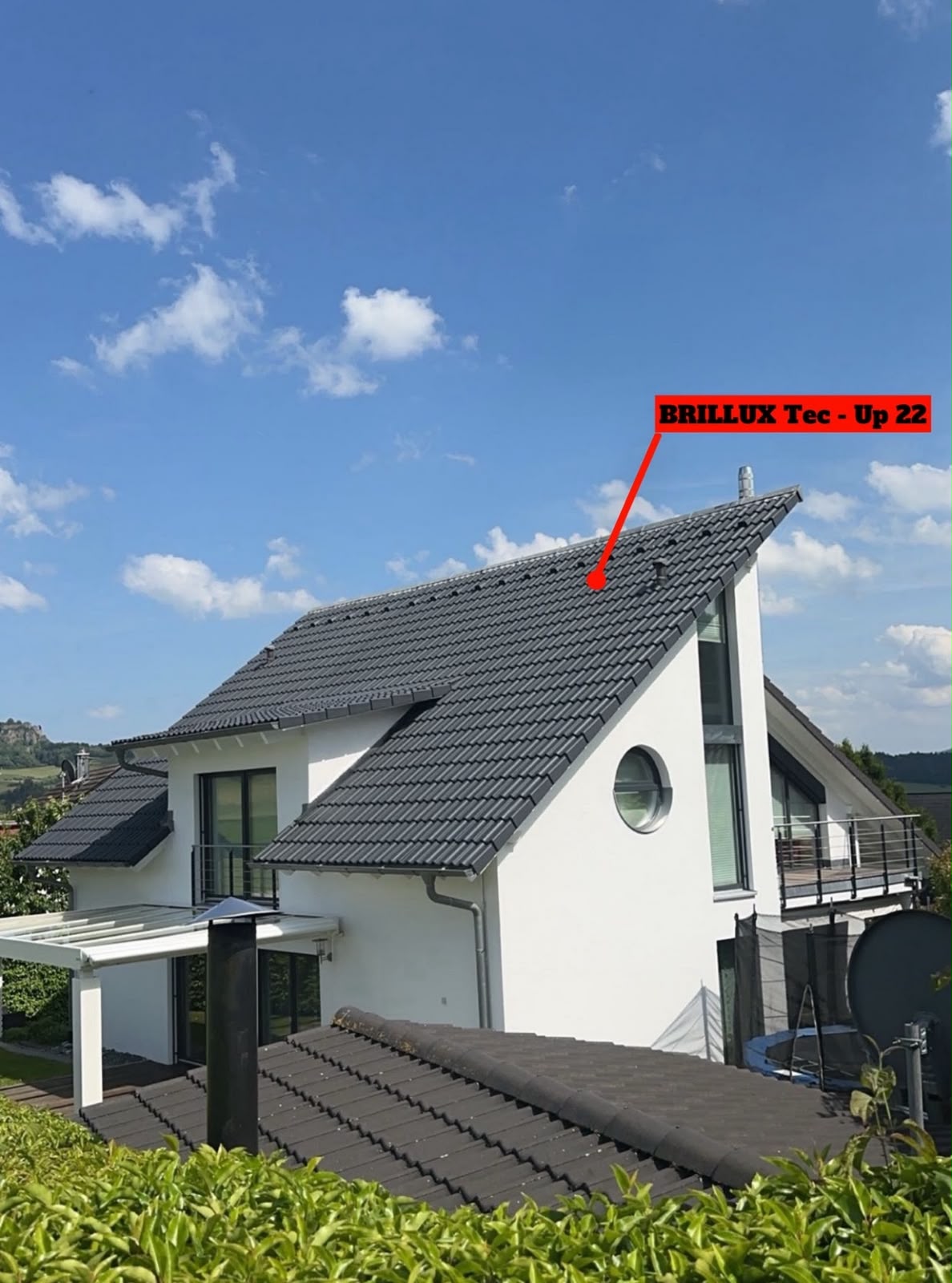 Saniertes Dach und Außenbereich